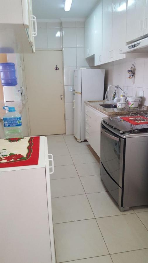 شقة غوارويا  في Apartamento Sol Y Mar Enseada Guruja المظهر الخارجي الصورة